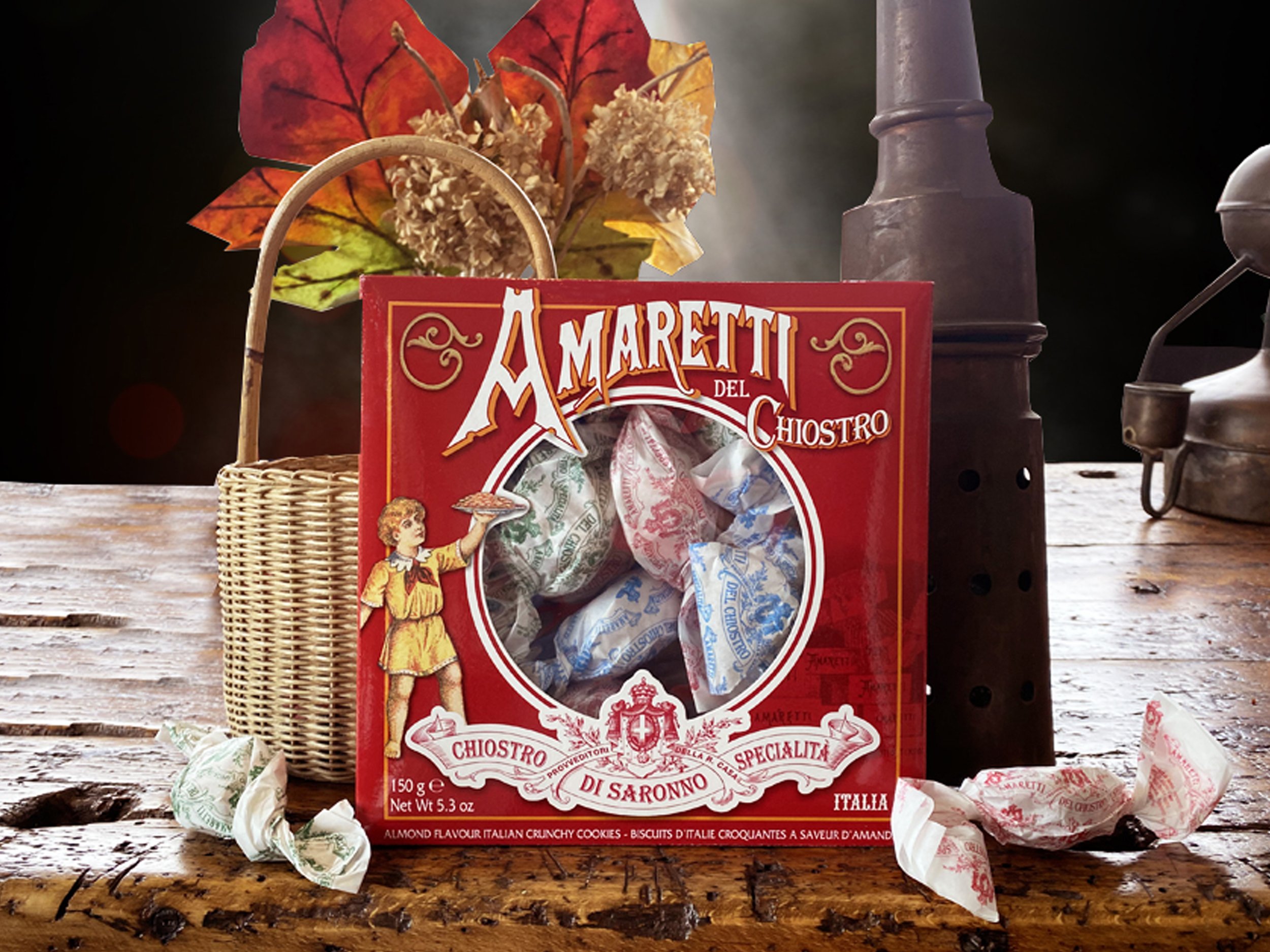 01804 Crunchy Amaretti Mini Window Box — B&R Classics: Importing